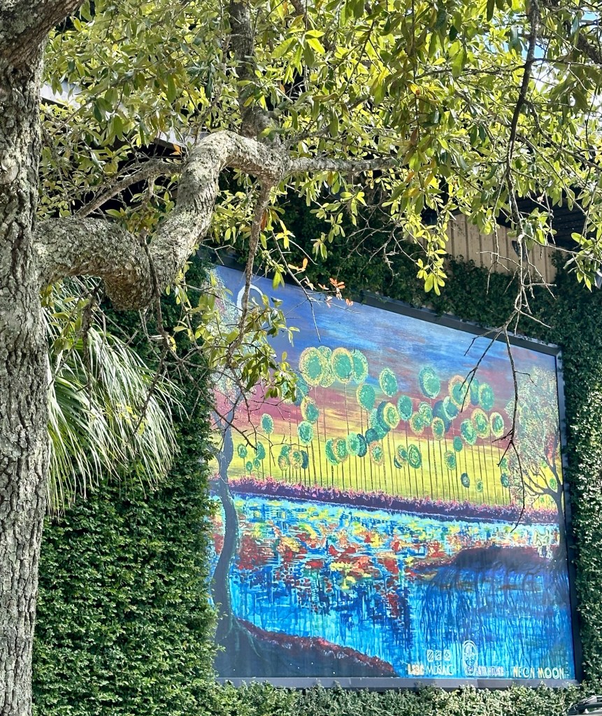 Mural artwork in Ocean Springs Mississippi