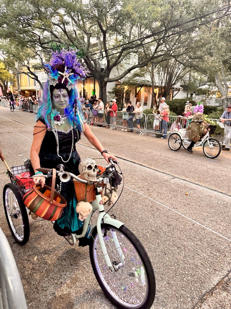 Witches Ride of Ocean Springs, historical downtown Ocean Springs Mississippi Halloween