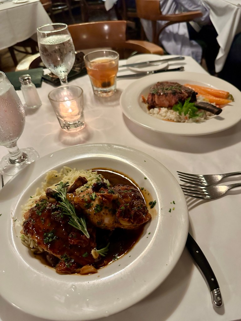 Honeyglazed porkchops at Mr. B's Bistro New Orleans