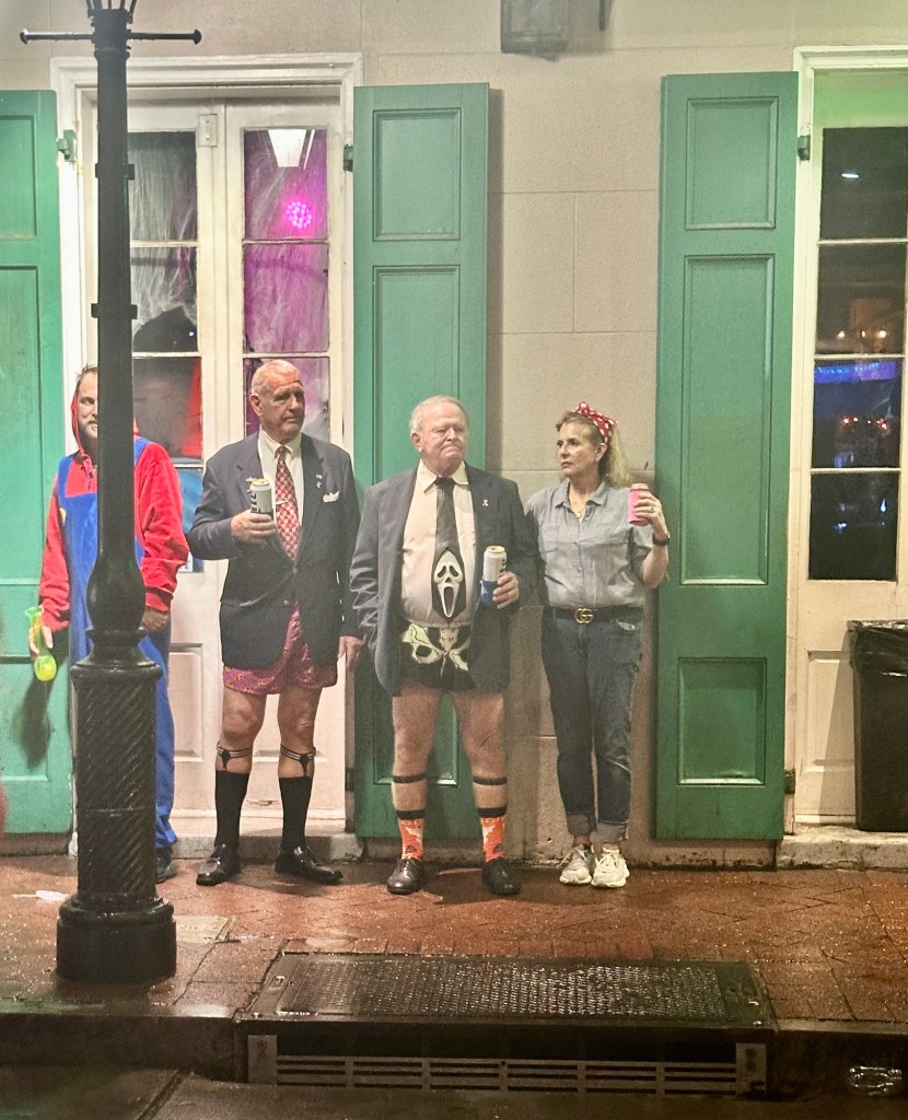 Halloween celebration Bourbon Street French Quarter New Orleans