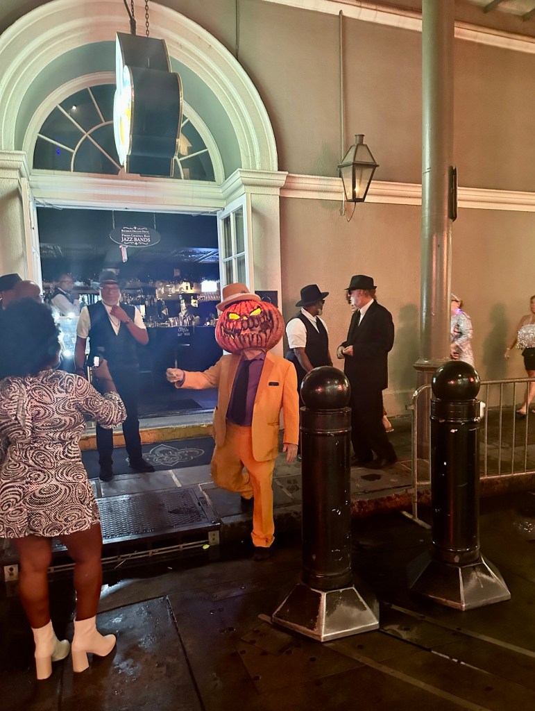 Halloween celebration Bourbon Street French Quarter New Orleans