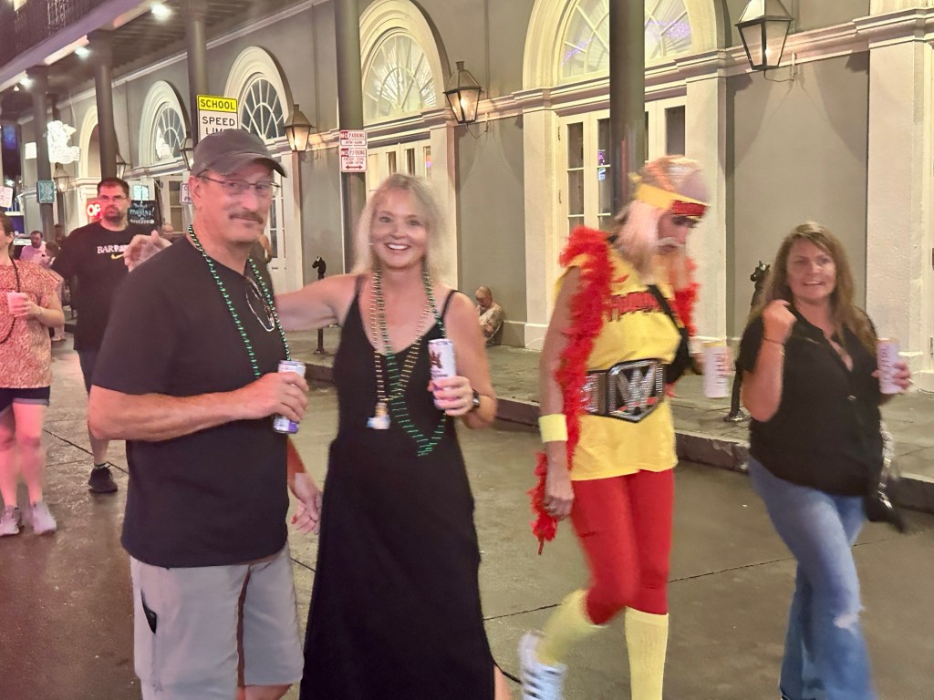 Halloween celebration Bourbon Street French Quarter New Orleans