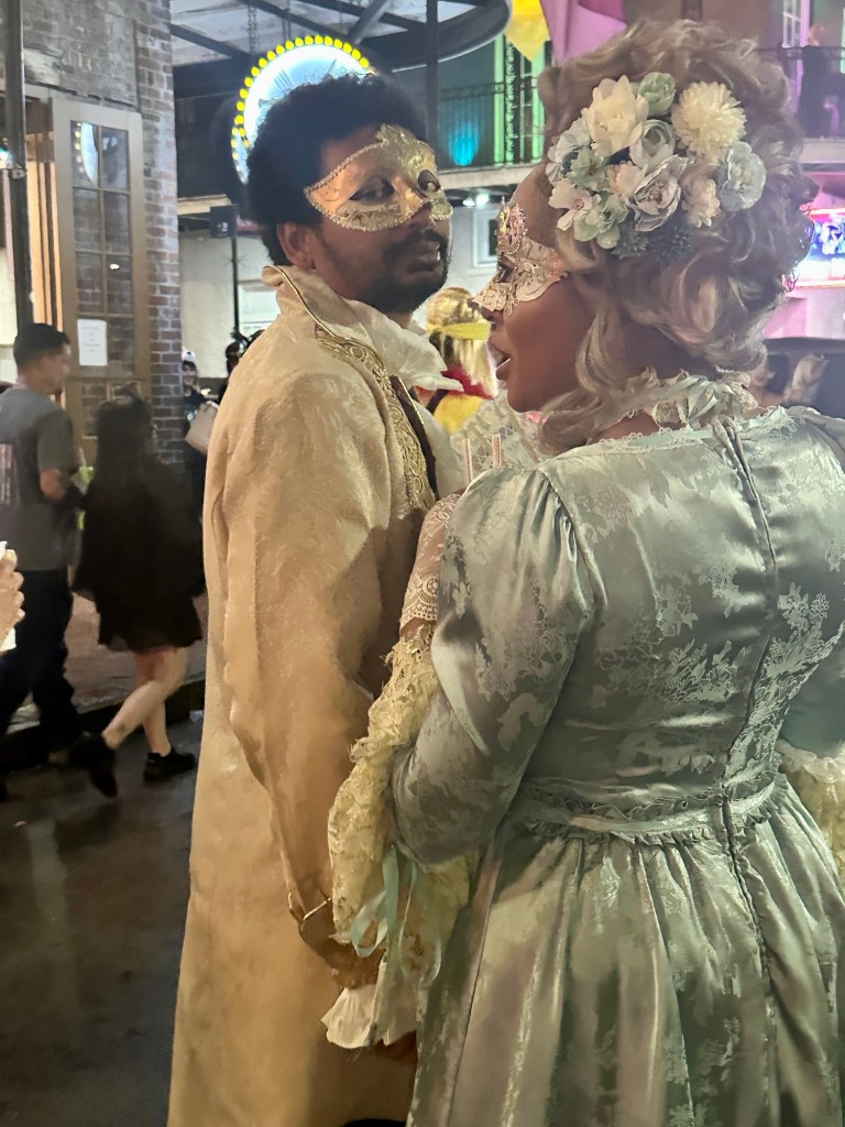 Halloween celebration Bourbon Street French Quarter New Orleans