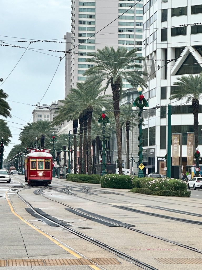 Street car downtown New Orleans