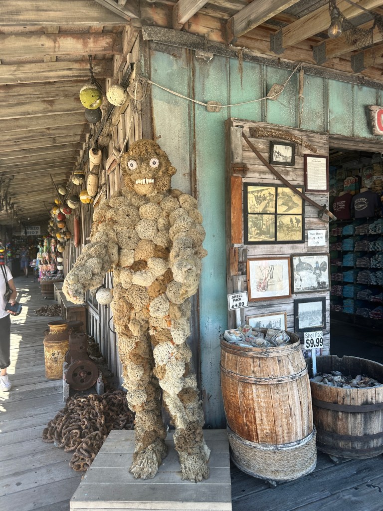 The Sponge Monster at the Key West Sponge Market